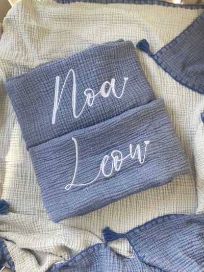 Muslin dekica (plava)