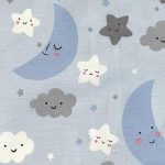 Moon and stars